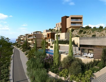 1,2&3 Bedroom Luxury Apartments For Sale At Santa Barbara Hill In Limassol