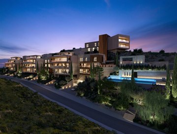 1,2&3 Bedroom Luxury Apartments For Sale At Santa Barbara Hill In Limassol