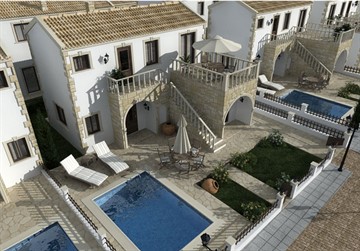 Traditional 2 And 3 Bedroom Houses With Private Or Communal Pool In Vrysoulles