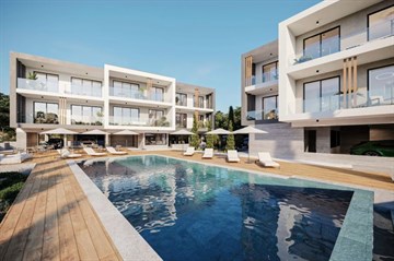 Sea View 1 & 2 Bedroom Apartments For Sale In Chloraka, Pafos