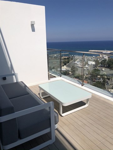 Ready To Move In 3 Bedroom Duplex Penthouse With Sea View For Sale Near Larnaca Marina & City Centre, Larnaca