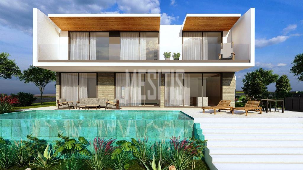 On A Large Plot And Seaview 4 Bedroom Luxury Villa For Sale In Tala, Pafos - With A Swimming Pool_30364