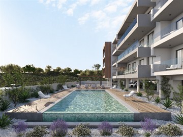 Seaview 1 & 2 Bedroom Apartments For Sale In Pafos Near City Center