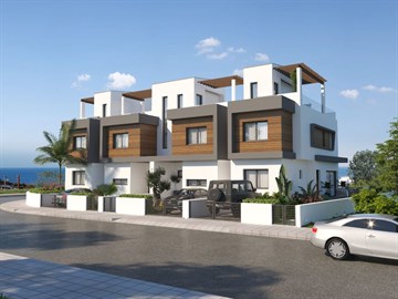 Sea View Elegant 2 & 3 Bedroom Maisonettes With Roof Garden For Sale In Kapparis, Famagusta