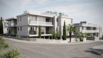 Stylish Sea View Apartments With Pool & Gym For Sale In Geroskipou, Paphos