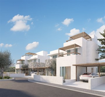 Premium 3 & 4 Bedroom Seafront Villas for Sale In Geroskipou, Paphos.
