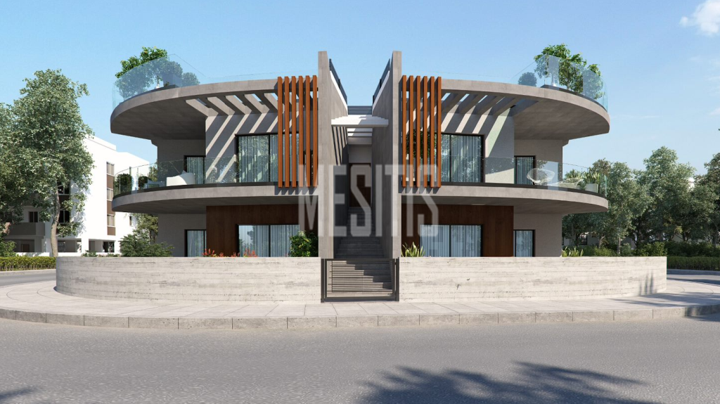 Semidetached Seaview 3 Bedroom Ground Floor Apartment With Yard For Sale In Geroskipou, Pafos - Next To A Green Area_30403