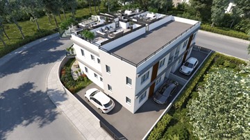 Semidetached Seaview 3 Bedroom Apartments For Sale In Geroskipou, Pafos - Next To A Green Area