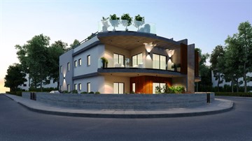 Semidetached Seaview 3 Bedroom Apartments For Sale In Geroskipou, Pafos - Next To A Green Area