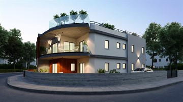 Semidetached Seaview 3 Bedroom Apartments For Sale In Geroskipou, Pafos - Next To A Green Area