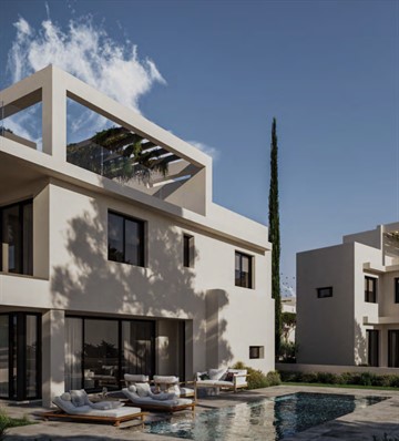 Unique 3 Bedroom Villas With Pool In Pernera, Protaras