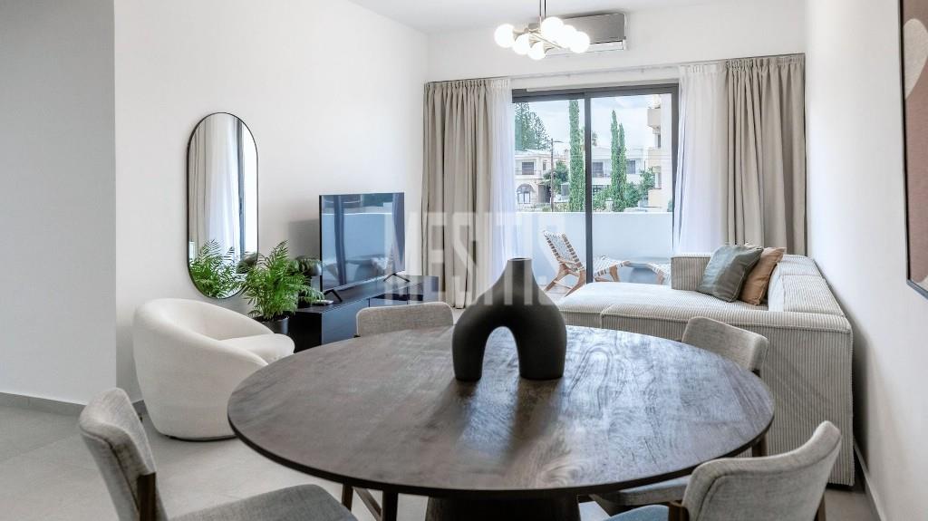 Seaview Modern 1 Bedroom Ground Floor Apartment For Sale In Pafos City Centre_44516