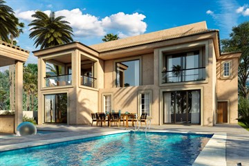 Designer Villas by the Sea With Pool, BBQ Area & Lush Outdoor Space For Sale In Chloraka, Paphos