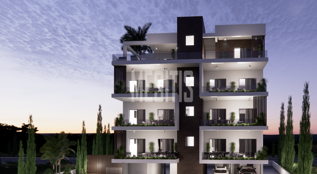 Seaview 3 Bedroom Penthouse With Roof Garden For Sale In Pafos_23677