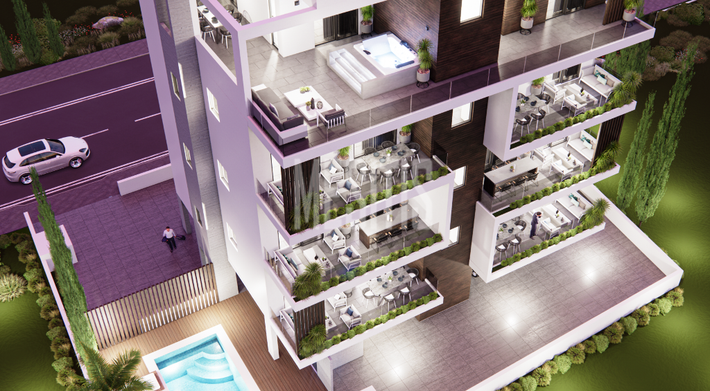 Seaview 3 Bedroom Penthouse With Roof Garden For Sale In Pafos_23677