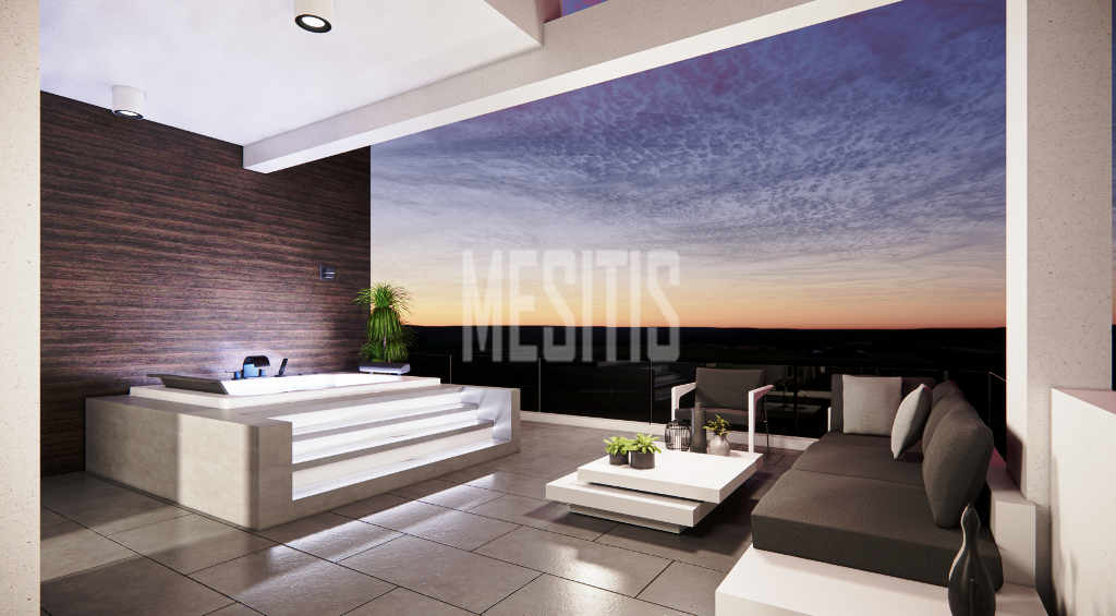 Seaview 3 Bedroom Penthouse With Roof Garden For Sale In Pafos_23677
