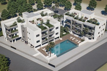 Luxury 1, 2 & 3 Bedroom Apartments With Common Pool For Sale In Kissonerga, Pafos