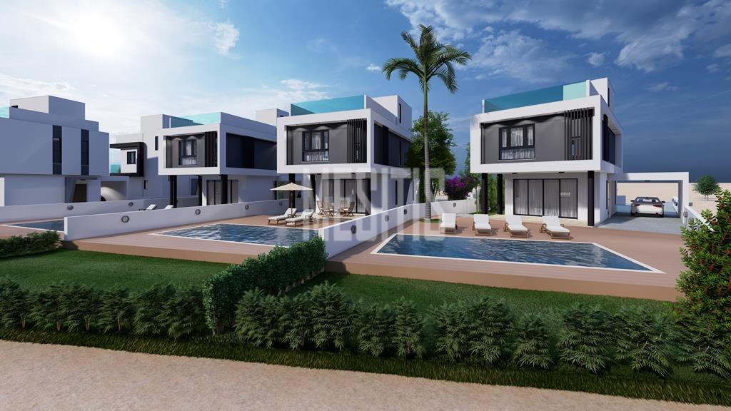 Luxury Sea View 4 Βedroom House With Private Pool And Roof Garden For Sale In Kpparis Area, Famagusta_39268