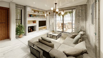 Luxury Sea View 4 Βedroom Houses With Private Pool And Roof Garden For Sale In Kpparis Area, Famagusta