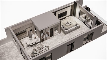 Seaview 3 Bedroom Villas For Sale In Geroskipou - Agia Marinouda, Pafos