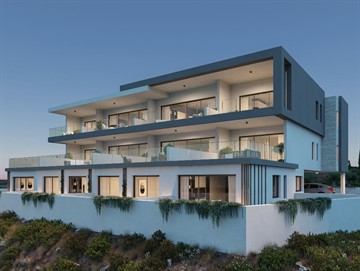 Seaview 1 & 2 Bedroom Apartments For Sale In Kissonerga, Pafos