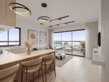 Seaview 1 & 2 Bedroom Apartments For Sale In Kissonerga, Pafos
