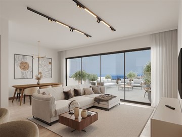 Seaview 1 & 2 Bedroom Apartments For Sale In Kissonerga, Pafos