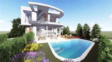 Seaview 3, 4 & 5 Bedroom Villas For Sale In Chloraka, Pafos
