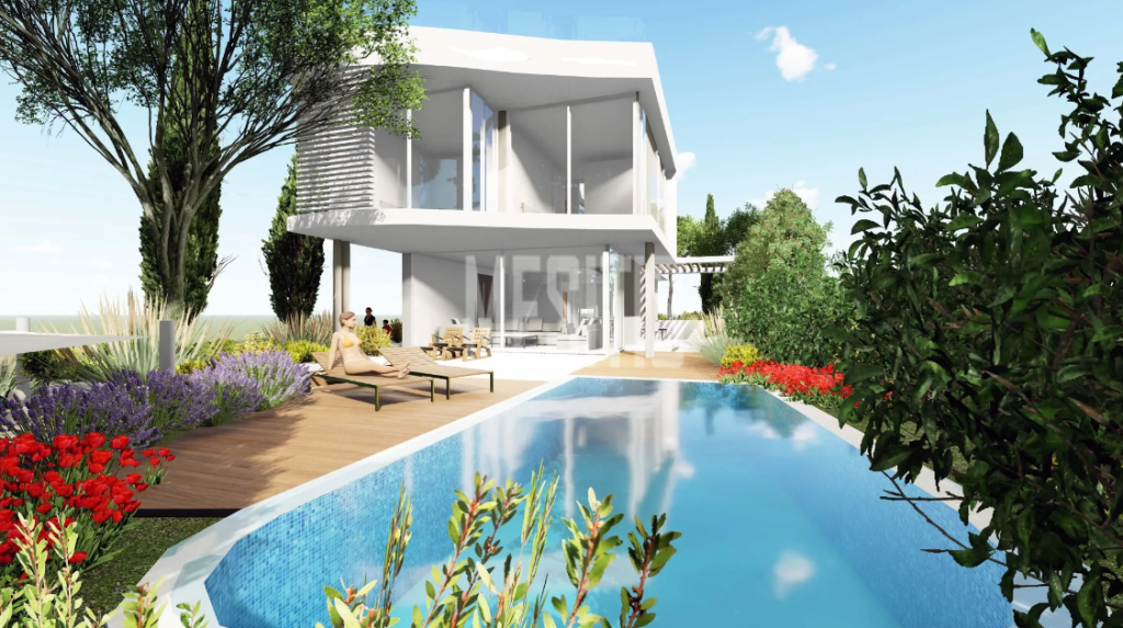 Seaview 4 Bedroom Villa For Sale In Chloraka, Pafos_28616