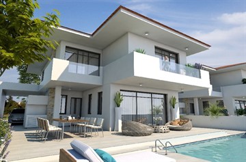 For Sale Luxury Houses Under Construction In Dekelia, Larnaca