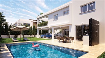 Sea View 3 Bedroom Villas In Ayia Thekla, Famagusta