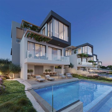 Unobstructed Seaview 3 Bedroom Villas For Sale In Tala, Pafos