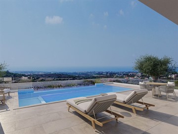 Unobstructed Seaview 3 Bedroom Villas For Sale In Tala, Pafos
