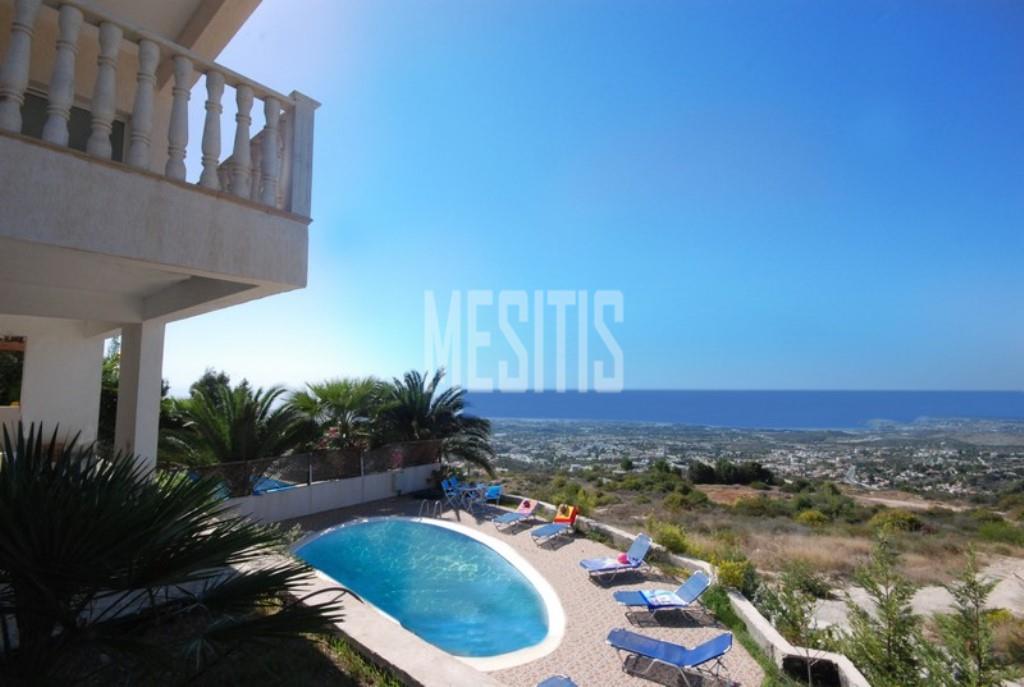 Amazing Panoramic Sea View 5 Bedroom Detached Villa For Sale In Tala, Paphos - With Swimming Pool_21172
