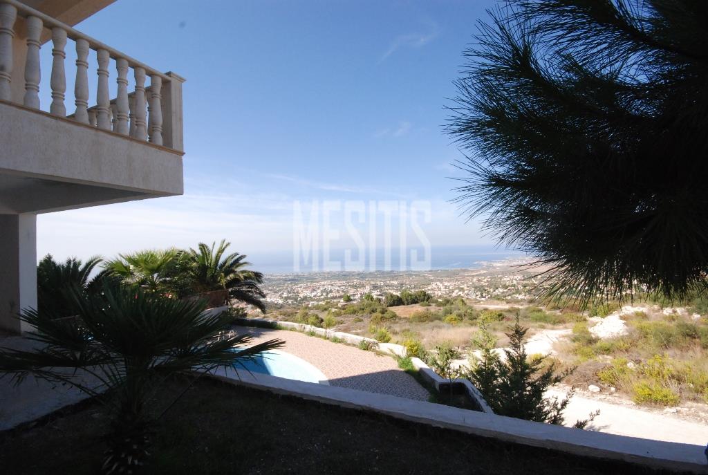 Amazing Panoramic Sea View 5 Bedroom Detached Villa For Sale In Tala, Paphos - With Swimming Pool_21172