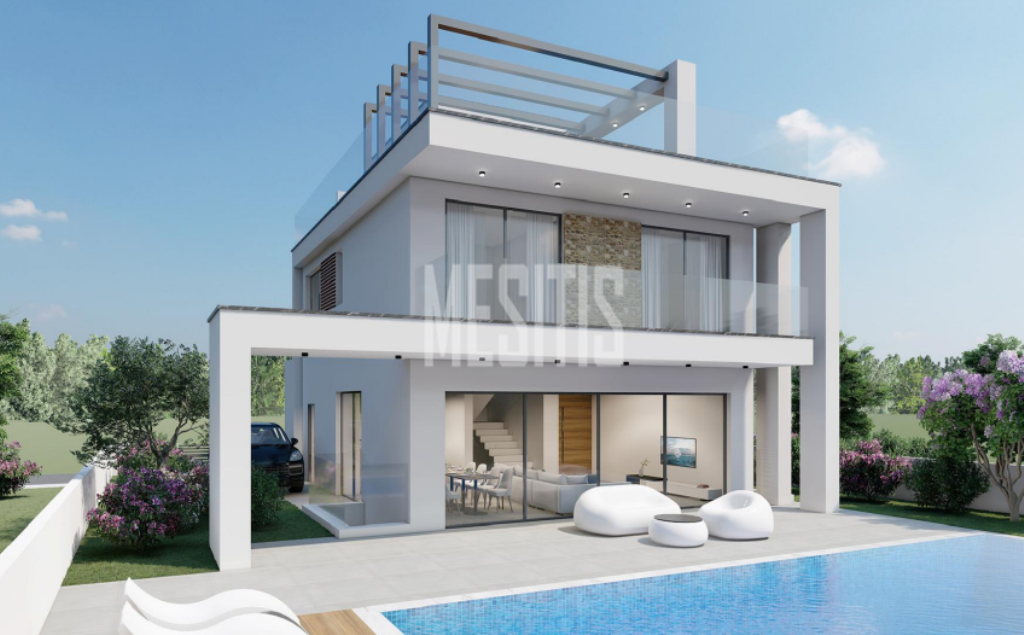 Seaview Luxury 6 Bedroom Ready To Move In Villa With Basement For Sale In Kapparis, Famagusta - Only 400 Meters From The Sea_46324