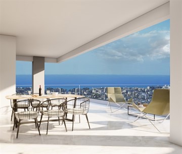 Sea View Luxury 1, 2 & 3 Bedroom Apartment For Sale In Panthea Area, Limassol