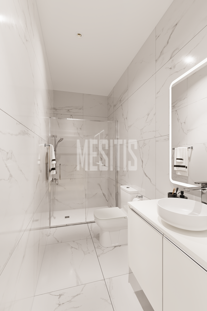 Seaview Luxury 1 Bedroom Apartment For Sale In Leivadia, Larnaca - With Communal Swimming Pool & Gym_37241