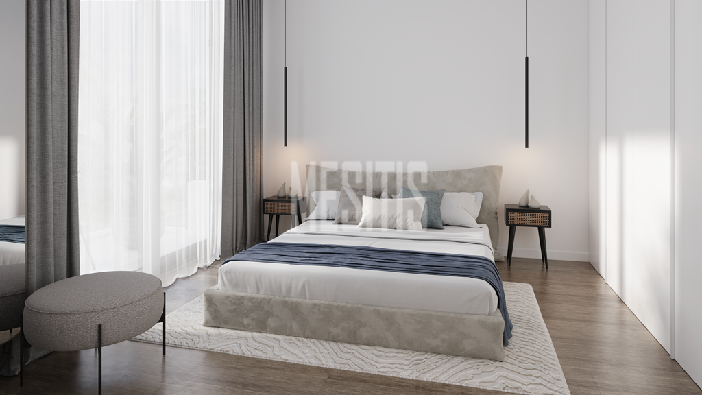 Seaview Luxury 1 Bedroom Apartment For Sale In Leivadia, Larnaca - With Communal Swimming Pool & Gym_37241