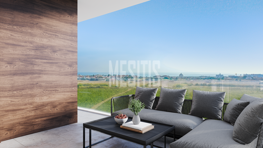 Seaview Luxury 1 Bedroom Apartment For Sale In Leivadia, Larnaca - With Communal Swimming Pool & Gym_37241