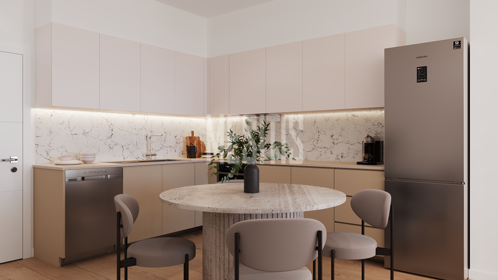 Seaview Luxury 1 Bedroom Apartment For Sale In Leivadia, Larnaca - With Communal Swimming Pool & Gym_37241