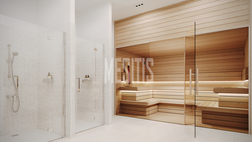 Seaview Luxury 1 Bedroom Apartment For Sale In Leivadia, Larnaca - With Communal Swimming Pool & Gym_37241