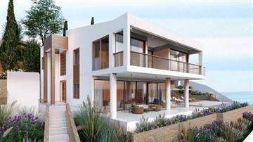 Seaview 3, 4 & 5 Bedroom Luxury Villas For Sale In Tala, Pafos