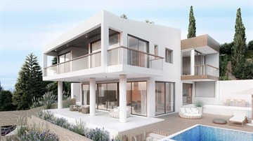 Seaview 3, 4 & 5 Bedroom Luxury Villas For Sale In Tala, Pafos
