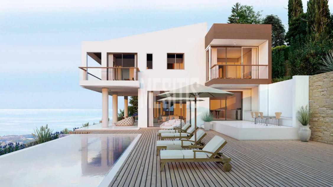 Seaview 3 Bedroom Luxury Villa For Sale In Tala, Pafos_28679