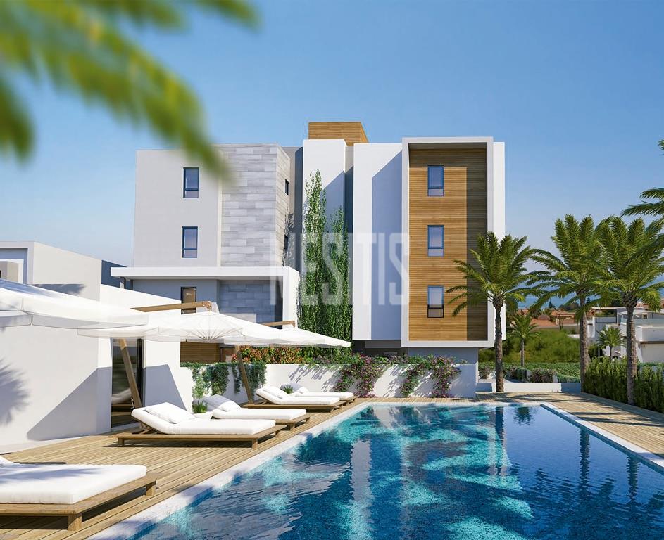 Seaview 2 Bedroom Maisonettes For Sale In Pyrgos, Limassol - With Communal Swimming Pool_30589