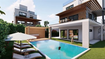 5 Bedroom Villas With Swimming Pool For Sale In Parekklisia, Limassol