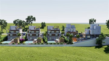 5 Bedroom Villas With Swimming Pool For Sale In Parekklisia, Limassol