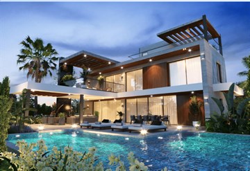 Impressive Beach Front Contemporary Design 6 Bedroom Villa In Ayia Thekla Ayia Napa
