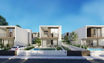 3 Bedroom Houses For Sale With Seaview In Kissonerga, Paphos